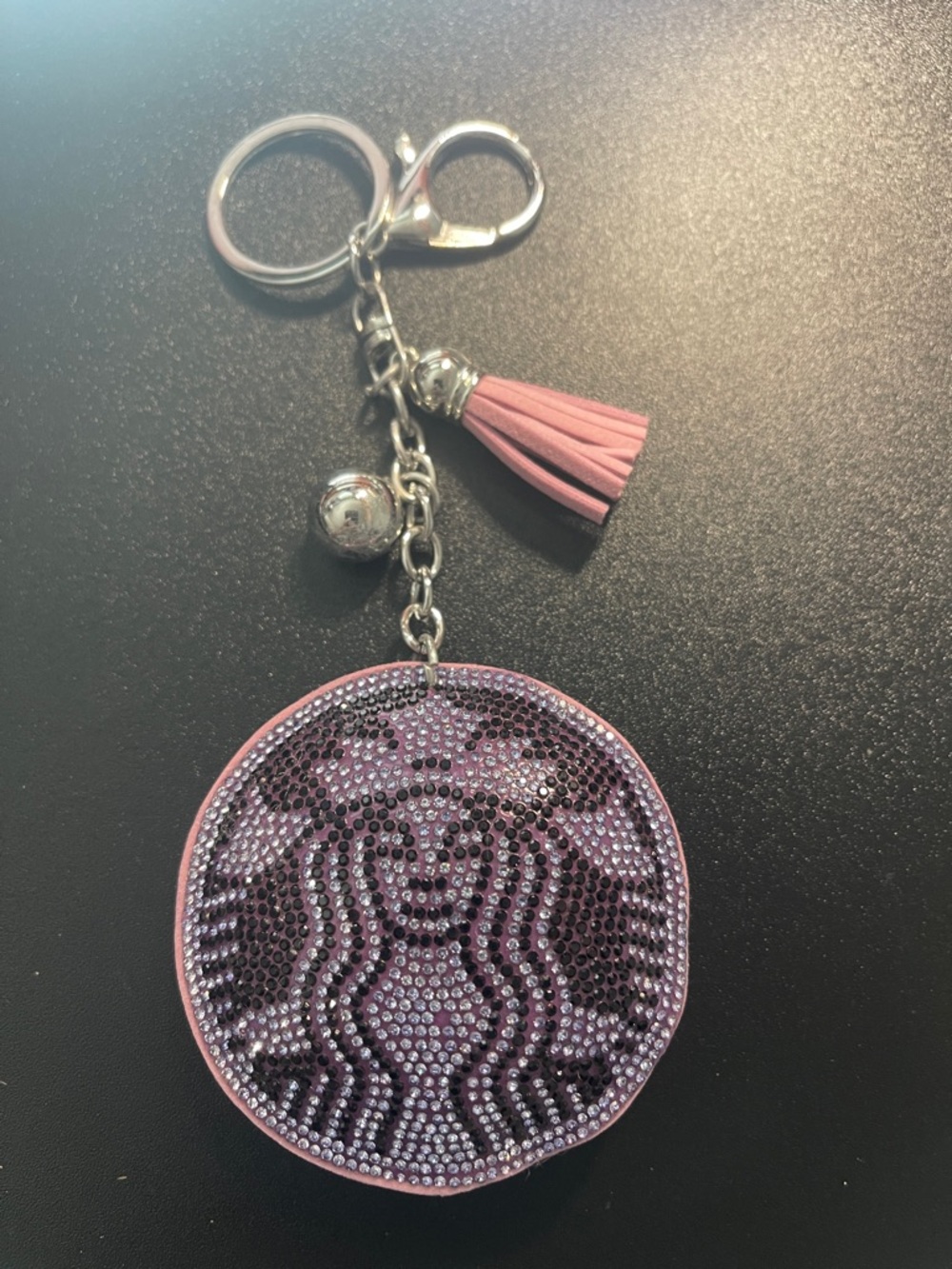 CHOICE OF - Sbux Rhinestone Puff Keychain Bag charm - Picture 8 of 9